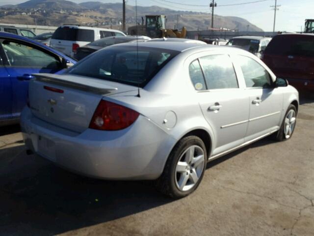 1G1AL55FX77198117 - 2007 CHEVROLET COBALT LT SILVER photo 4