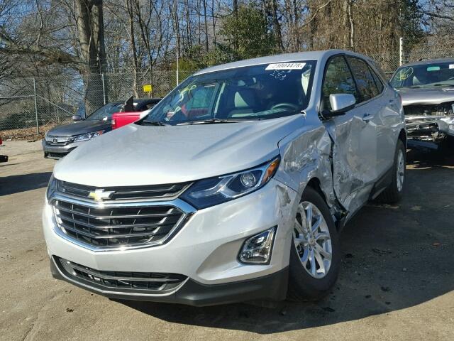 3GNAXJEV5JL113612 - 2018 CHEVROLET EQUINOX LT SILVER photo 2