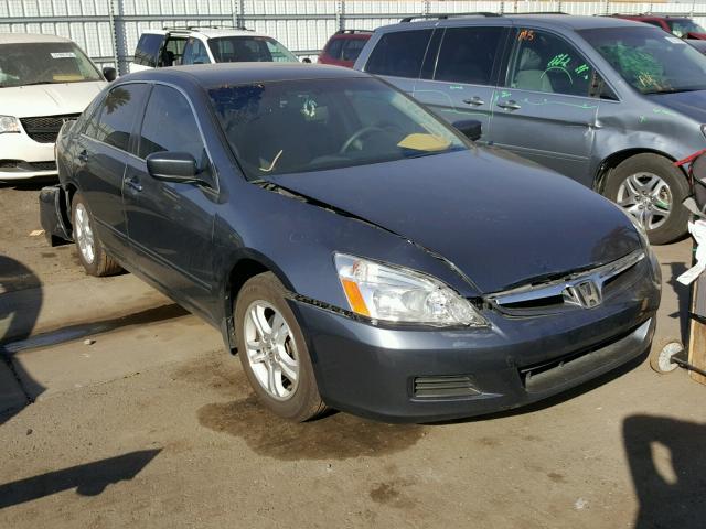 1HGCM55357A100635 - 2007 HONDA ACCORD SE GRAY photo 1