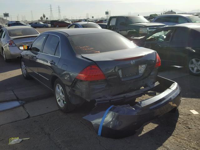 1HGCM55357A100635 - 2007 HONDA ACCORD SE GRAY photo 3