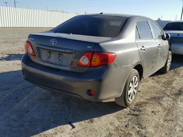 JTDBL40E599044832 - 2009 TOYOTA COROLLA BA GRAY photo 4