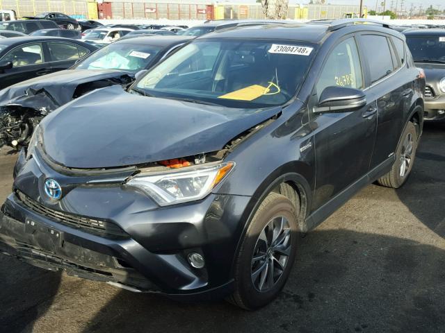 JTMRJREV4GD037102 - 2016 TOYOTA RAV4 HV XL GRAY photo 2