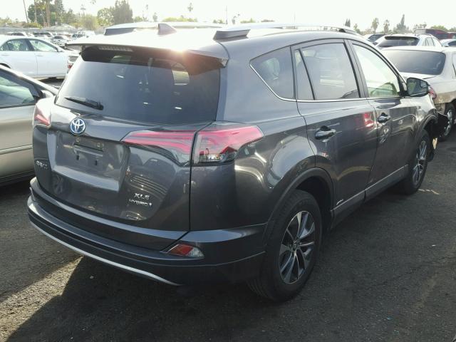 JTMRJREV4GD037102 - 2016 TOYOTA RAV4 HV XL GRAY photo 4