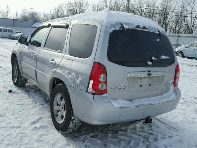 4F2CZ96165KM16475 - 2005 MAZDA TRIBUTE S SILVER photo 3