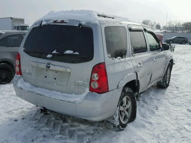 4F2CZ96165KM16475 - 2005 MAZDA TRIBUTE S SILVER photo 4