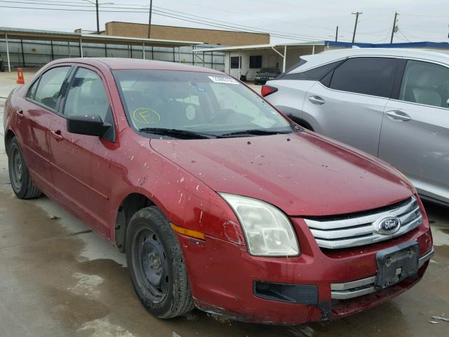 3FAFP06Z66R188372 - 2006 FORD FUSION S RED photo 1