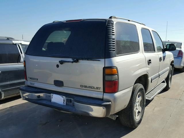 1GNEC13Z94R162702 - 2004 CHEVROLET TAHOE C150 GOLD photo 4