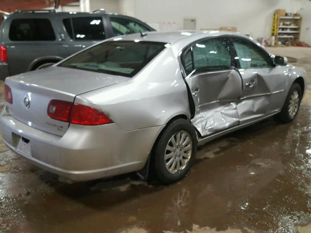 1G4HP57216U166284 - 2006 BUICK LUCERNE CX SILVER photo 4