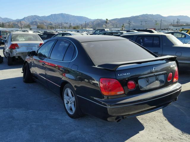 JT8BD69S120157767 - 2002 LEXUS GS 300 BLACK photo 3