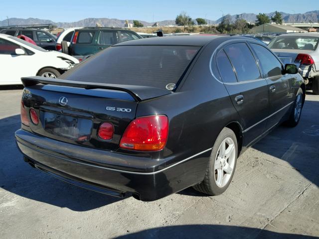 JT8BD69S120157767 - 2002 LEXUS GS 300 BLACK photo 4