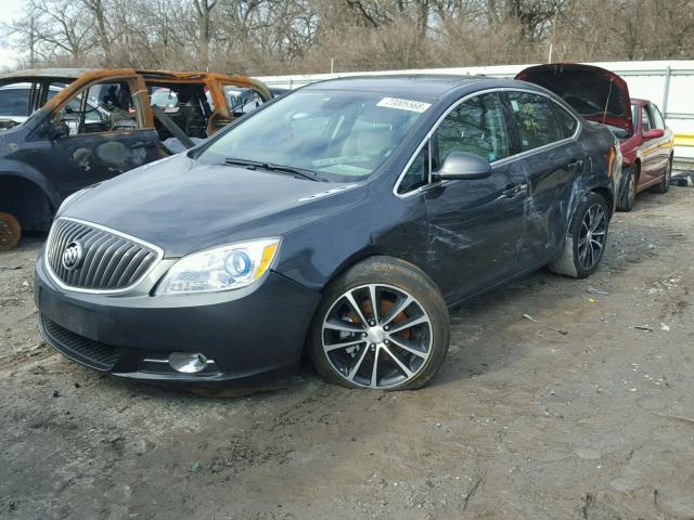 1G4PR5SK5H4109554 - 2017 BUICK VERANO SPO GRAY photo 2