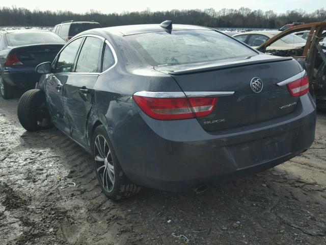 1G4PR5SK5H4109554 - 2017 BUICK VERANO SPO GRAY photo 3