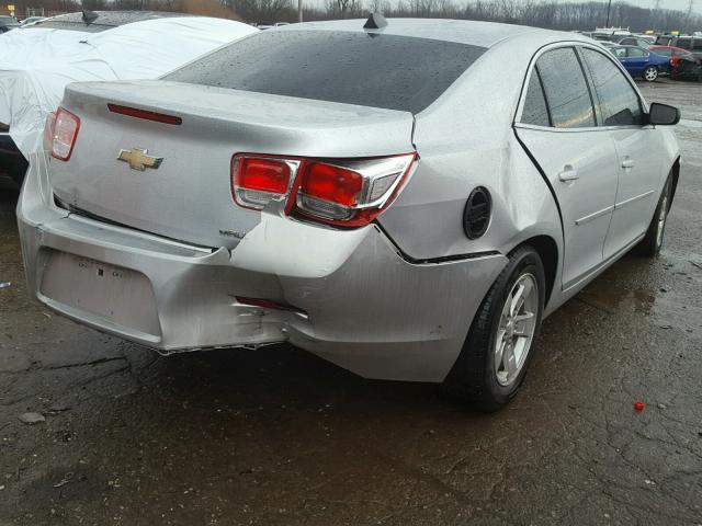 1G11B5SAXDF290258 - 2013 CHEVROLET MALIBU LS SILVER photo 4