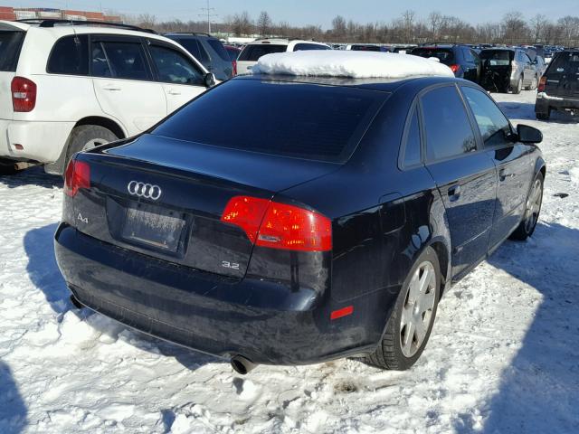 WAUEH78E58A140023 - 2008 AUDI A4 S-LINE BLACK photo 4