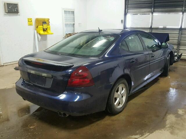 2G2WP552271208610 - 2007 PONTIAC GRAND PRIX BLUE photo 4