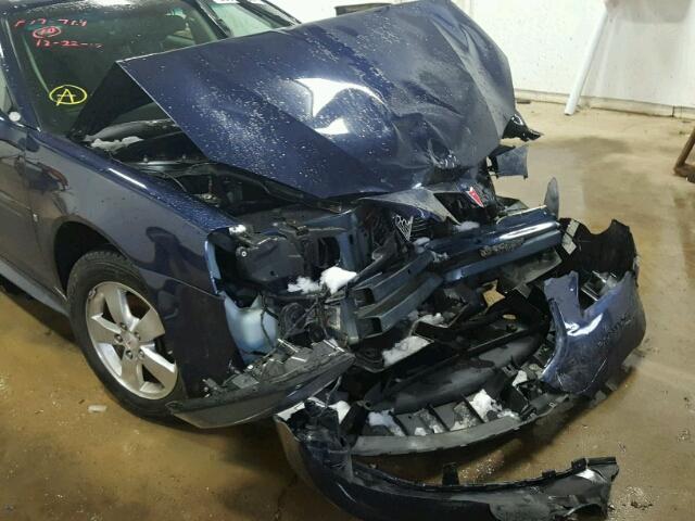 2G2WP552271208610 - 2007 PONTIAC GRAND PRIX BLUE photo 9