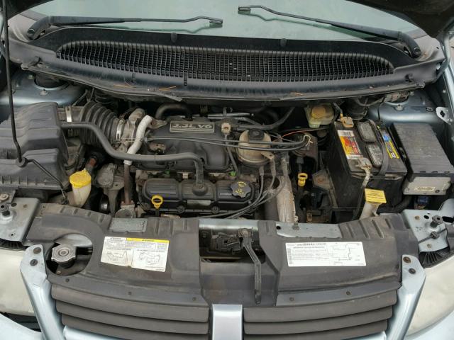 1D4GP24R95B103219 - 2005 DODGE GRAND CARA BLUE photo 7