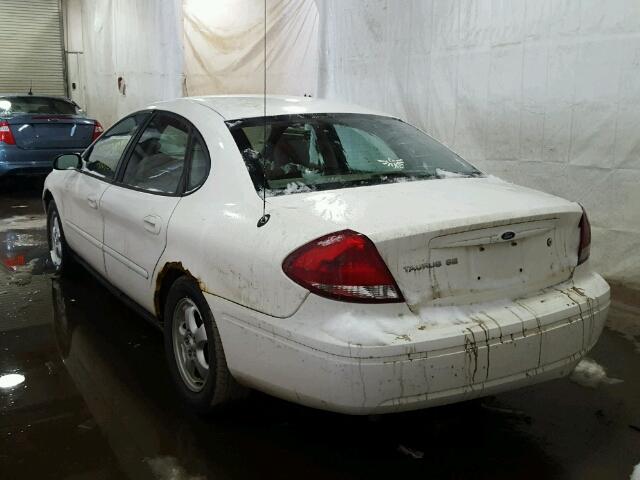 1FAFP53265A137743 - 2005 FORD TAURUS SE WHITE photo 3