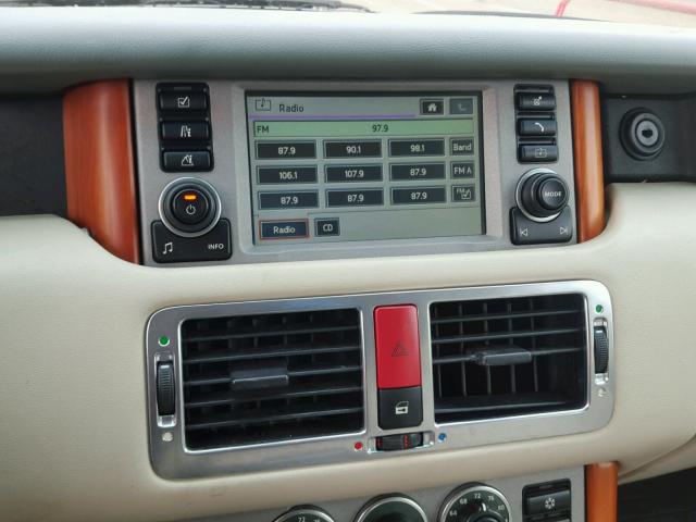 SALME11425A181266 - 2005 LAND ROVER RANGE ROVE GREEN photo 9