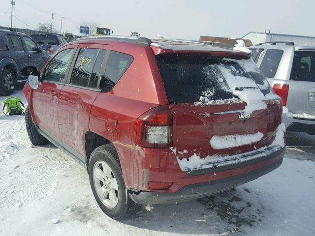 1C4NJCBA2ED602277 - 2014 JEEP COMPASS SP RED photo 3