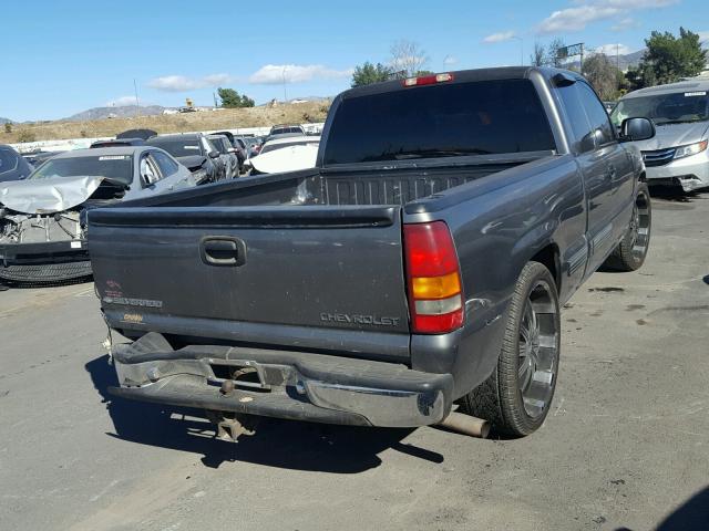 2GCEC19TXY1130061 - 2000 CHEVROLET SILVERADO GRAY photo 4