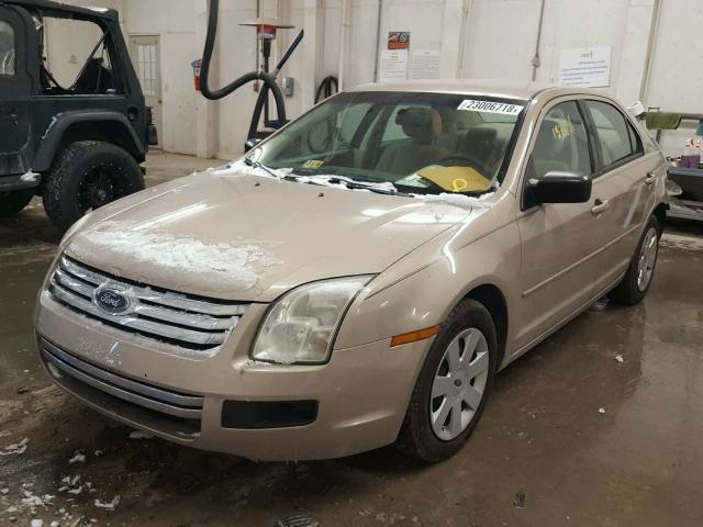 3FAHP06Z06R139385 - 2006 FORD FUSION S TAN photo 2