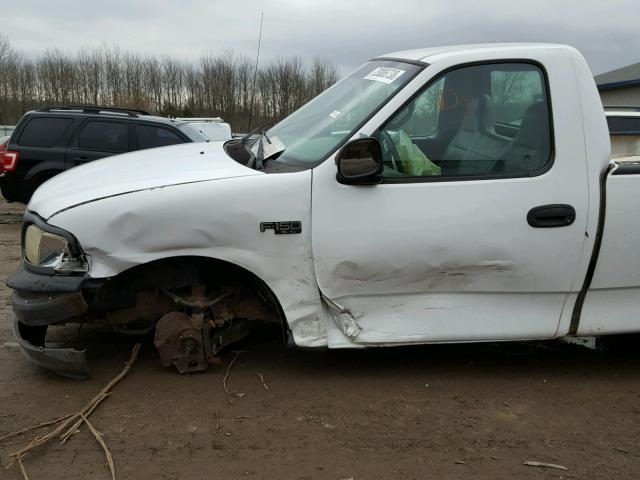 3FTRF17252MA11448 - 2002 FORD F150 WHITE photo 9