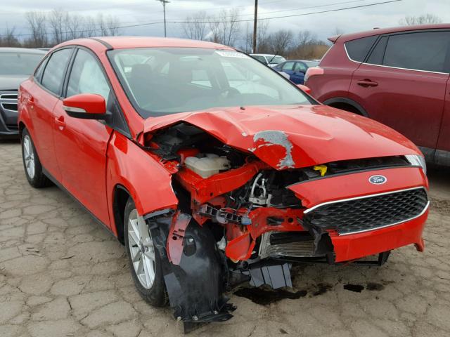 1FADP3F23HL210065 - 2017 FORD FOCUS SE RED photo 1