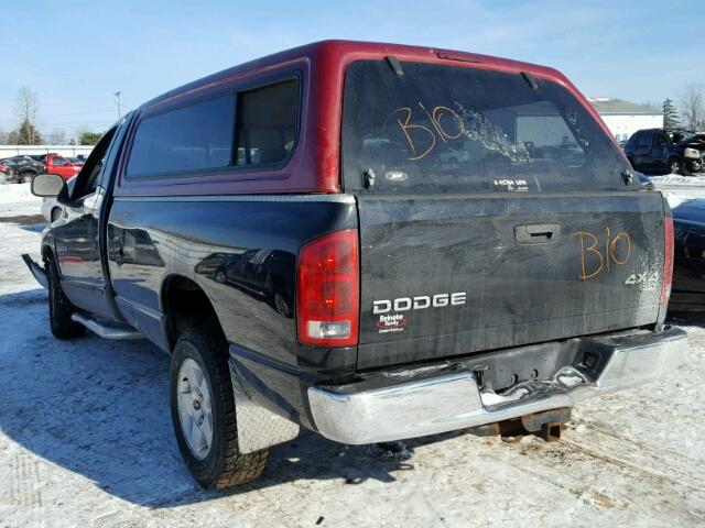 1D7HU16N94J173263 - 2004 DODGE RAM 1500 S BLACK photo 3