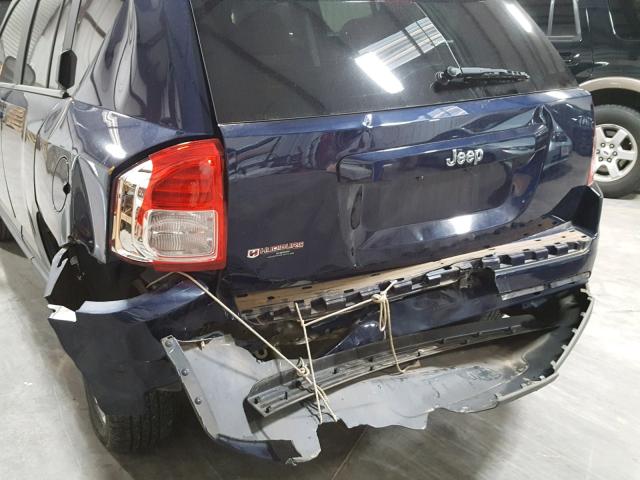 1C4NJCBA7CD657434 - 2012 JEEP COMPASS SP BLUE photo 9