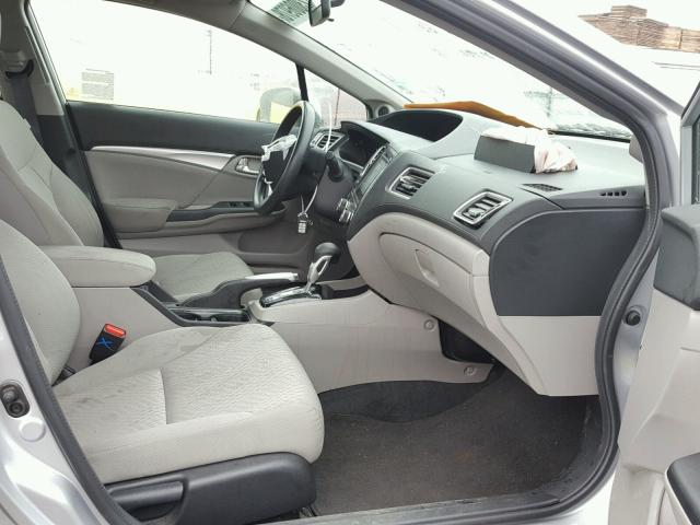 19XFB2F8XEE230785 - 2014 HONDA CIVIC EX ვერცხლისფერი ფოტო 5
