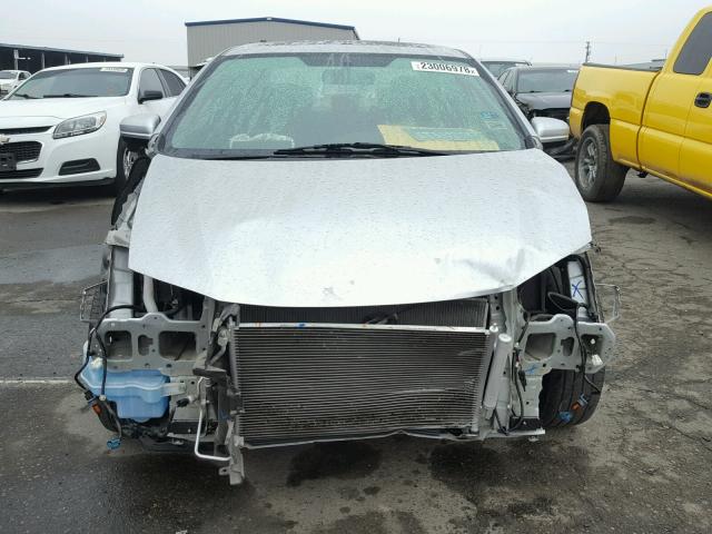 19XFB2F8XEE230785 - 2014 HONDA CIVIC EX ვერცხლისფერი ფოტო 9