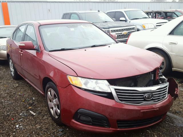 KNAGE228095286847 - 2009 KIA OPTIMA LX RED photo 1