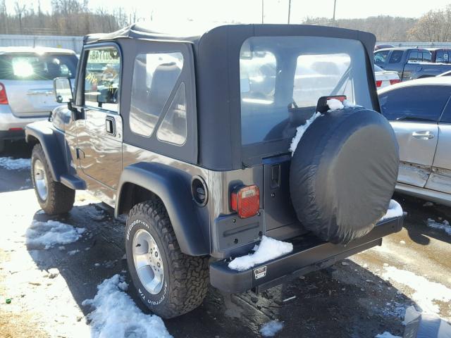 1J4FA49S61P340890 - 2001 JEEP WRANGLER / BLUE photo 3