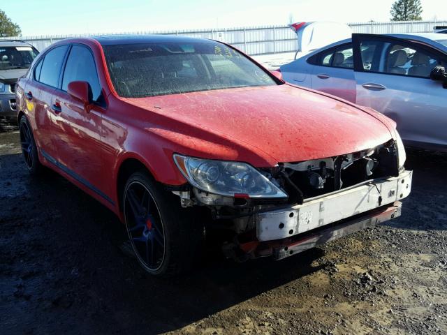 JTHBL46FX75009870 - 2007 LEXUS LS 460 RED photo 1