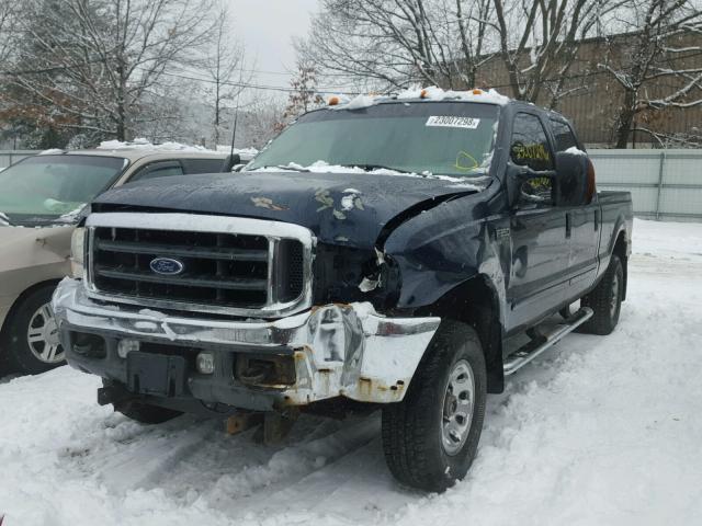 1FTNW21L83EC50604 - 2003 FORD F250 SUPER BLUE photo 2