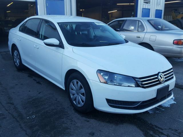 1VWAP7A30CC081793 - 2012 VOLKSWAGEN PASSAT S أبيض صورة 1