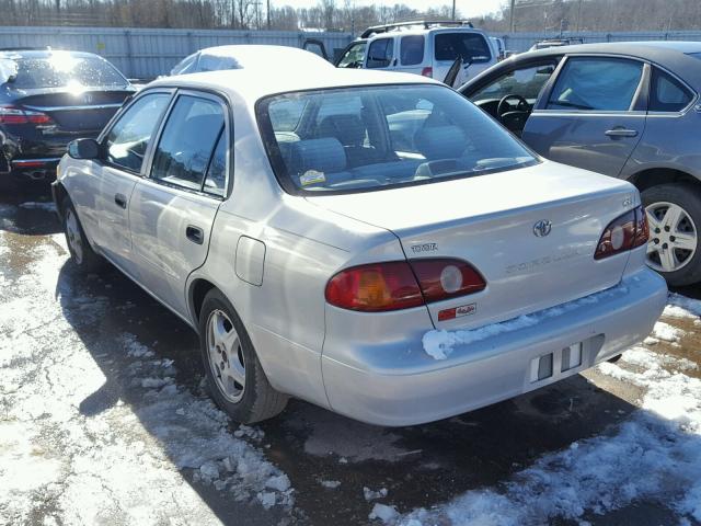 1NXBR12E11Z440215 - 2001 TOYOTA COROLLA CE GRAY photo 3