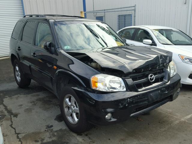 4F2YZ94155KM07680 - 2005 MAZDA TRIBUTE S BLACK photo 1