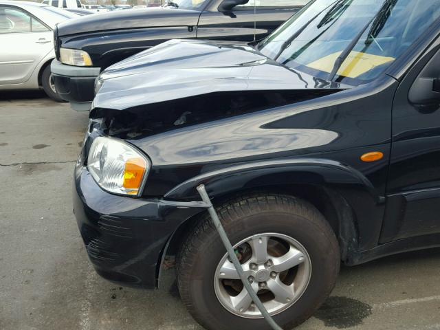 4F2YZ94155KM07680 - 2005 MAZDA TRIBUTE S BLACK photo 9