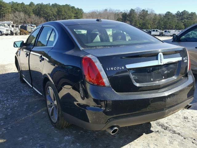 1LNHM94R79G603595 - 2009 LINCOLN MKS BLACK photo 3