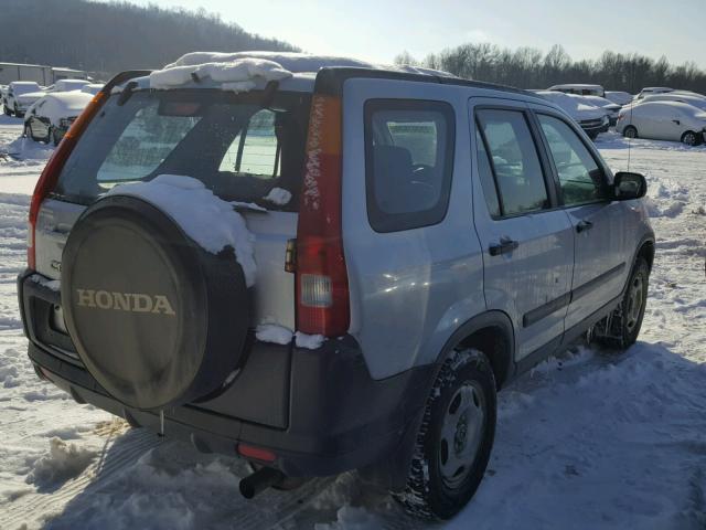 SHSRD78443U158268 - 2003 HONDA CR-V LX SILVER photo 4