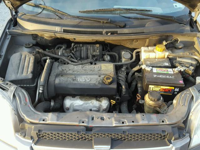 KL1TD56658B168024 - 2008 CHEVROLET AVEO BASE Gümüş fotoğraf 7