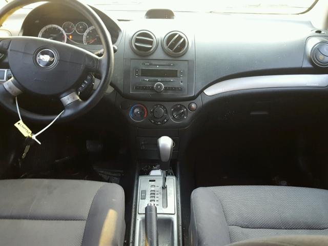 KL1TD56658B168024 - 2008 CHEVROLET AVEO BASE Gümüş fotoğraf 9