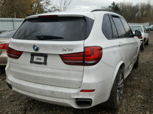 5UXKR6C52F0J78248 - 2015 BMW X5 XDRIVE5 WHITE photo 4