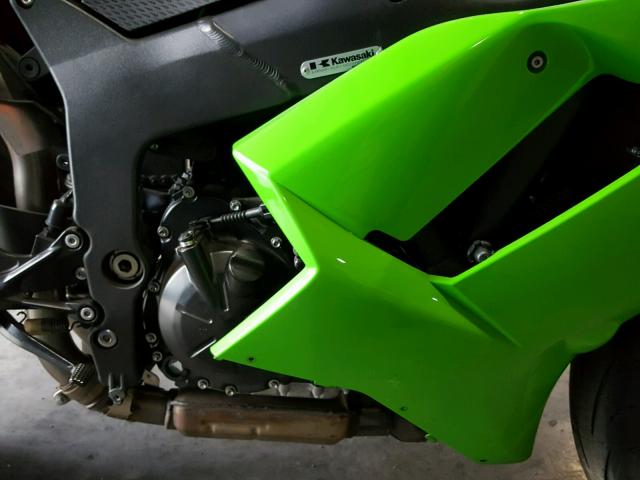 JKAZX4P117A011189 - 2007 KAWASAKI ZX600 P GREEN photo 7