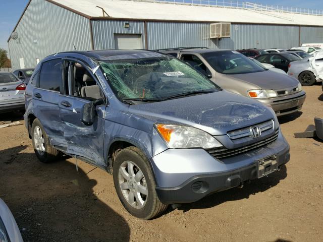 JHLRE48507C097308 - 2007 HONDA CR-V EX BLUE photo 1