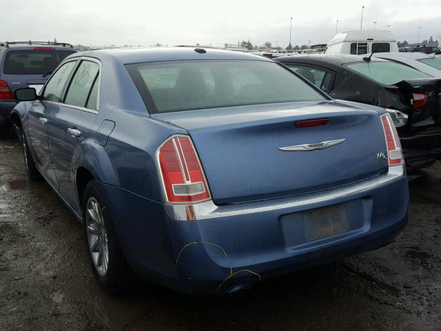 2C3CA6CT3BH583217 - 2011 CHRYSLER 300C BLUE photo 3