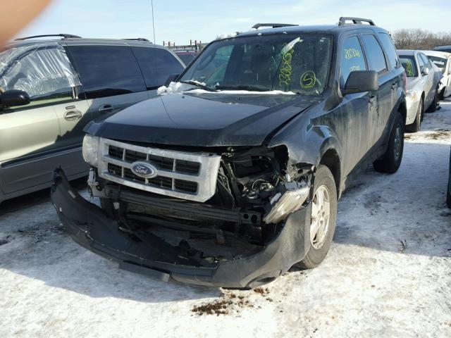 1FMCU9D72BKC51893 - 2011 FORD ESCAPE XLT BLACK photo 2