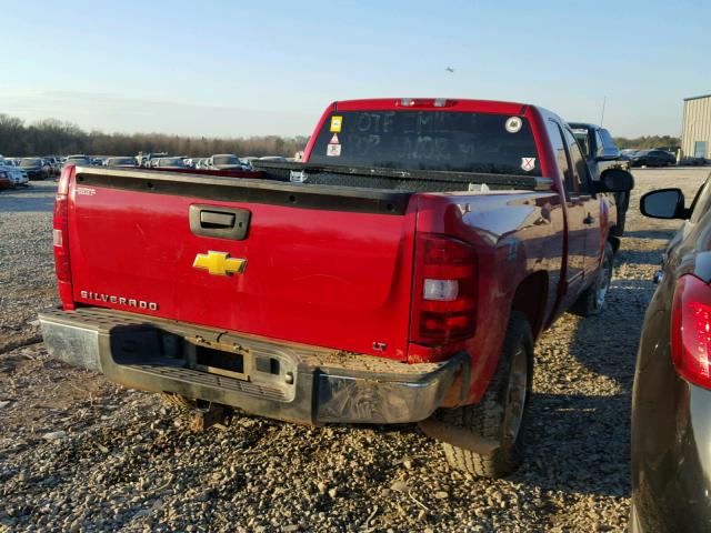 1GCRKSE70DZ181394 - 2013 CHEVROLET SILVERADO RED photo 4